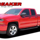 2017 Silverado Upper Side Door Stripe BREAKER Accent Vinyl Graphic Decal Stripe