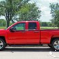 2017 Silverado Upper Side Door Stripe BREAKER Accent Vinyl Graphic Decal Stripe
