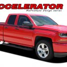 2016-2018 Silverado Upper Side Door Striping ACC Vinyl Graphics Decals Stripes