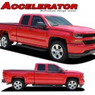 2017 Silverado Upper Side Door Striping Accent ACC Vinyl Graphic Decal Stripes