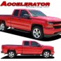 2017 Silverado Upper Side Door Striping Accent ACC Vinyl Graphic Decal Stripes