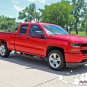 2017 Silverado Upper Side Door Striping Accent ACC Vinyl Graphic Decal Stripes