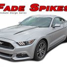 FADE SPIKE Fading Hood Spears Stripe Vinyl Graphic Decal Ford Mustang 2015-2017
