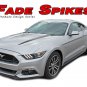 FADE SPIKE Fading Hood Spears Stripe Vinyl Graphic Decal Ford Mustang 2015-2017