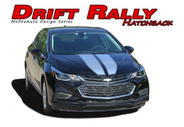Chevy Cruze Hatchback Drift Rally Racing Stripes Vinyl Graphics Decals 2017 2018