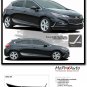2016 2017 2018 Chevy Cruze Rocker Door Stripes Vinyl Graphic SPAN Decals 3M Kit