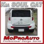FITS KIA SOUL CAT Rear GRAPHICS 3M Pro Vinyl Stripes Decals * 2010 447