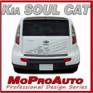 FITS KIA SOUL CAT Vinyl GRAPHICS Pro 3M Stripes Decals Rear 2013 C32