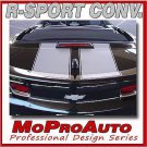 2012 Camaro CONVERTIBLE Trunk Spoiler SS LS RS Stripes Decals Pro Vinyl 630