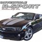 2012 Camaro CONVERTIBLE Trunk Spoiler SS LS RS Stripes Decals Pro Vinyl 630