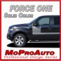 2010 F-150 FORCE ONE Solid Color Side Hockey Decals Stripes Vinyl Graphics 37E