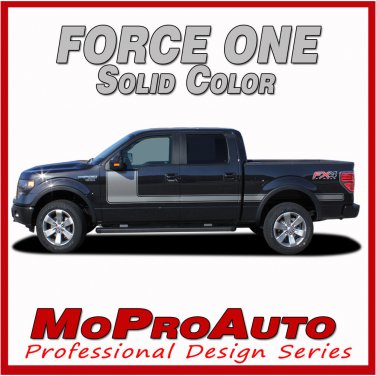 2009 F-150 FORCE ONE Solid Color Side Hockey Decals Stripes Vinyl Graphics 69M