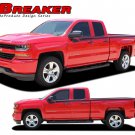 2016-2018 Silverado Upper Side Door Stripe BREAKER Vinyl Graphic Decal Stripe