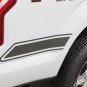 2015-2018 F-150 Solid FORCE TWO Color Side Hockey Decals Stripes Vinyl Graphics