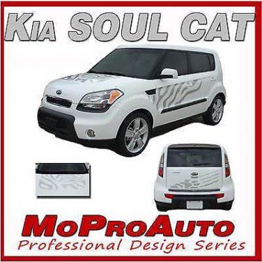 3M Pro Vinyl FITS KIA SOUL CAT GRAPHICS Stripes Decals 2010 897