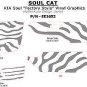 3M Pro Vinyl FITS KIA SOUL CAT GRAPHICS Stripes Decals 2010 897