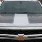 Chevy Silverado 2014-2015 RALLY 1500 3M Pro Vinyl Hood Tail Stripe Decal Graphic