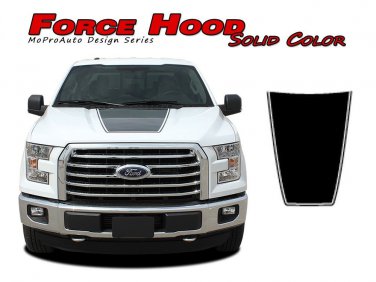 2015-2018 Ford F-150 Force Hood Solid Color Decals Stripes 3M Vinyl Graphics