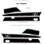 2015-2017 Challenger T/A Side Door 3M Pro Vinyl Graphic Stripes Decal 3M Pursuit