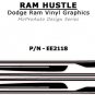 Dodge Ram Hood Spears & Sides 2013 Vinyl Graphics Decals - 3M Pro Stripes A43