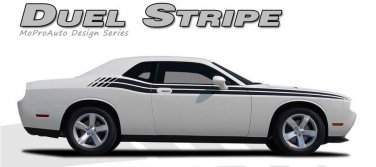Dual Side Body Line Strobe 3M Stripe Graphic Decal RT 2015-2016 Dodge Challenger