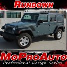 2008 Jeep Wrangler RUNDOWN Hood Fender 3M Pro Vinyl Graphics Stripes Decals RW35