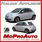 2011 Side Vinyl Stripes Fiat 500 SE APPLIQUE ITALIAN 3M PRO Decals Graphics 553
