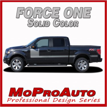 2011 F-150 FORCE ONE Solid Color Side Hockey Decals Stripes Vinyl Graphics 678