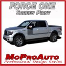2012 F-150 FORCE ONE Screen Print Side Hockey Decals Stripes Vinyl Graphics 3JF