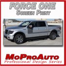 2013 F-150 FORCE ONE Screen Print Side Hockey Decals Stripes Vinyl Graphics 5KQ