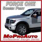2014 F-150 FORCE ONE Screen Print Side Hockey Decals Stripes Vinyl Graphics 0FD
