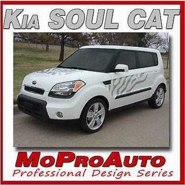 FITS KIA SOUL CAT Side GRAPHICS Stripes Decals Pro Grade 3M 2012 026
