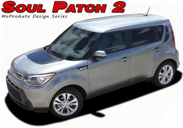 Fits 2014-2016 KIA SOUL Patch 3M Pro Vinyl Graphics Stripes Decal Hood Body Side