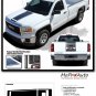 2014-2017 2018 GMC Sierra Stripes Center Hood Midway Vinyl Graphics 3M Decals