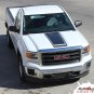 2014-2017 2018 GMC Sierra Stripes Center Hood Midway Vinyl Graphics 3M Decals