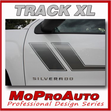 Chevy 2008 Silverado TRACK XL 3M Pro Grade Vinyl Side Stripe Decals Graphic RFD