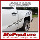 2016 GMC SIERRA 3M Pro Grade Vinyl Side Stripes CHAMP Decals Graphics 8LP