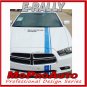 2014 Dodge Charger E-RALLY Hood Racing Stripes Decals - Pro Grade 3M Graphics M3