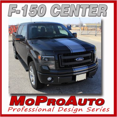 2011 F-150 CENTER STRIPE Wide Racing Decals Stripes Graphics- 3M Pro Vinyl 15W