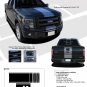 2011 F-150 CENTER STRIPE Wide Racing Decals Stripes Graphics- 3M Pro Vinyl 15W