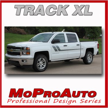 Chevy Silverado TRACK XL 3M Pro Grade 2011 Vinyl Side Stripe Decals Graphic KI8