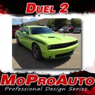 2015 2016 2017 2018 Challenger DUEL 2 Side Door 3M Vinyl Stripe Graphic Decals