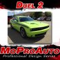 2015 2016 2017 2018 Challenger DUEL 2 Side Door 3M Vinyl Stripe Graphic Decals