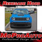 2014-2017 Jeep Renegade Center Solid 3M HOOD Pro Vinyl Graphics Stripes Decals
