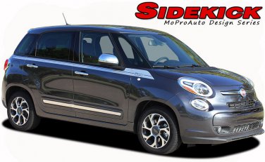 2014-2016 Fiat 500L 4-Door Upper Panel Body Strobe Vinyl Stripes Decals Graphics