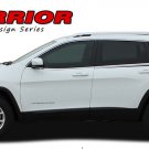 2014-2017 Jeep Cherokee Warrior 3M Pro Vinyl Graphics Stripes Decals Upper Body
