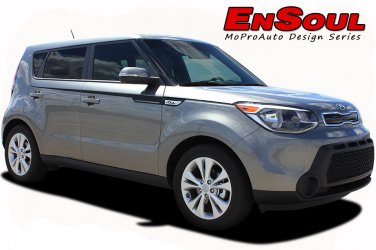 Fits 2014-2016 KIA SOUL Ensoul 3M Pro Vinyl Graphics Stripes Decals Upper Body