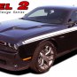 2015-2017 Dodge Challenger SXT R/T DUEL 15 Vinyl Graphics Decals 3M Pro Stripes