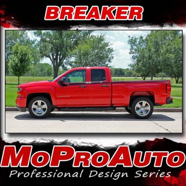2014-2017 BREAKER Chevy Silverado 1500 Decals Stripes 3M Pro Graphics PDS4405