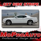 2011-2017 Dodge Challenger SXT Side Graphics Stripe Decals 3M Pro Vinyl PDS3745